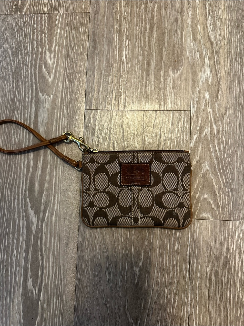 Vintage Coach Wristlet